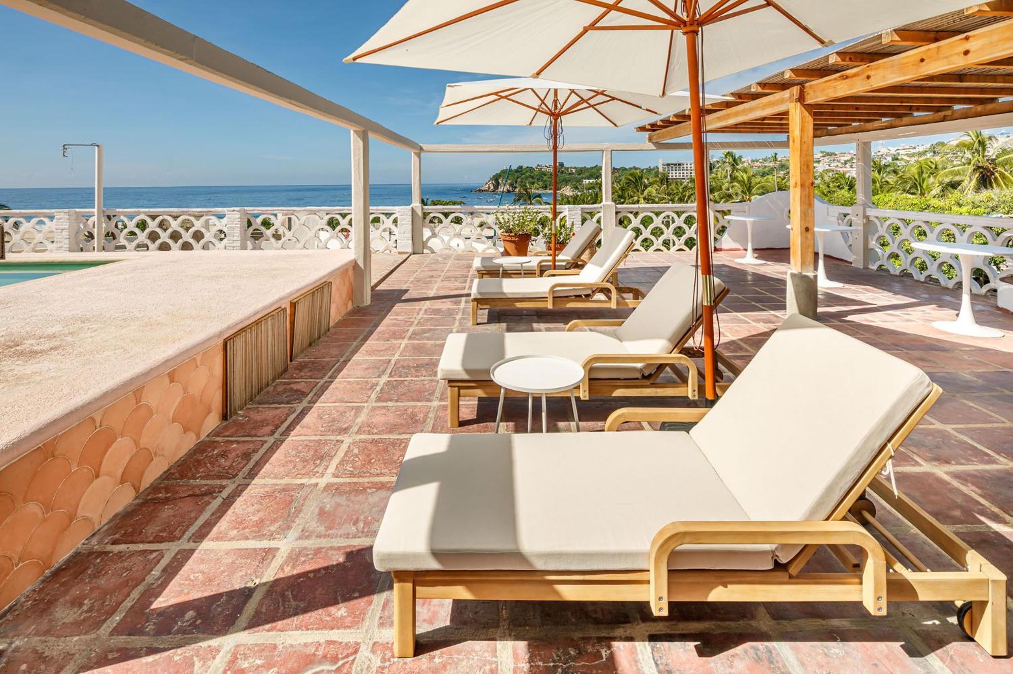 Hotel Flor De Maria Puerto Escondido  Zewnętrze zdjęcie